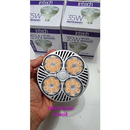 Intech lampu sorot floodlight PAR 30 35W. Lampu sorot Led.