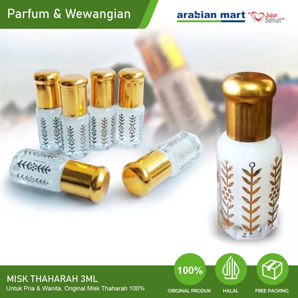 Misk Thaharah 3ml - misk thoharoh 100% Original asli Saudi