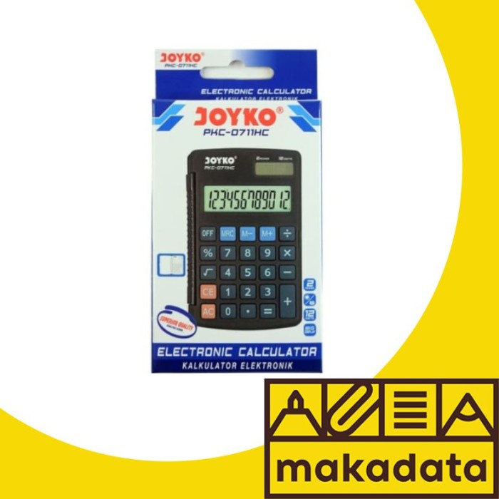 

LIMITED EDITION CALCULATOR KALKULATOR JOYKO 0711 HC MURAH