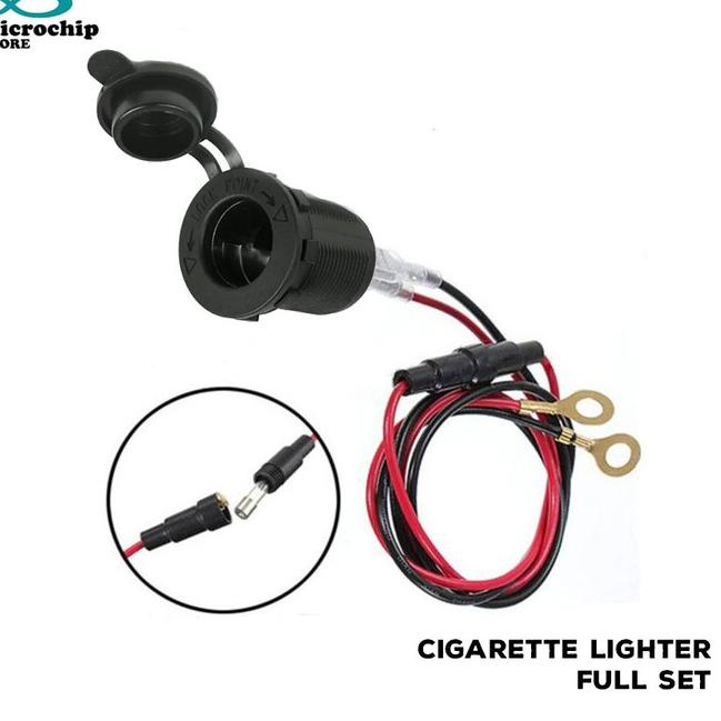 Promo Termurah Cigarette Lighter Socket Full Set Mobil dan Motor