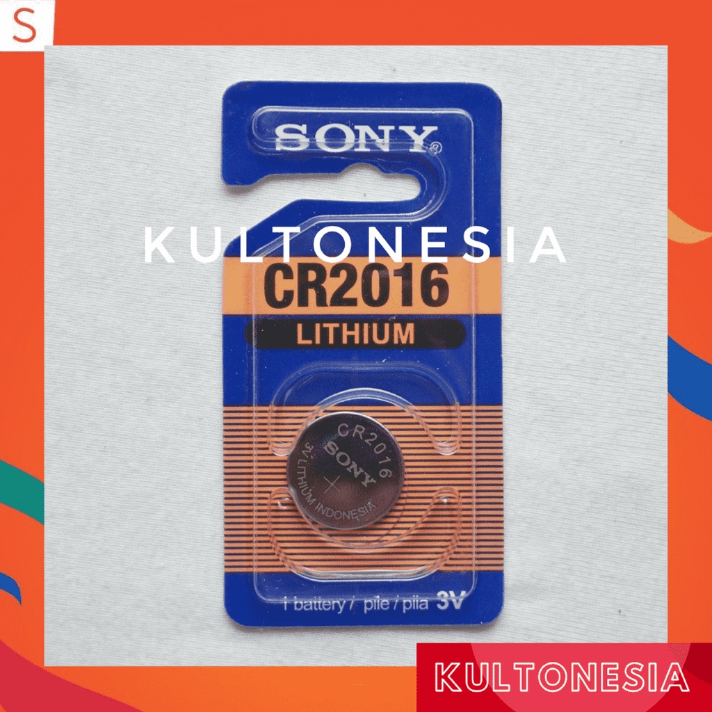 Baterai Sony ORIGINAL CR 2016 Bateray Sony CR2016 lithium 3V