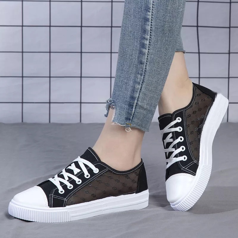 Sepatu Sneakers Wanita Fashion Slip On murah Original Import 219