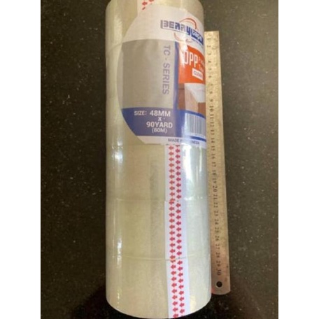 

ヨ ( Asli 90Y)OPP bening,lakban transpant,isolasi ,isolasi dus ,perekat ㅹ