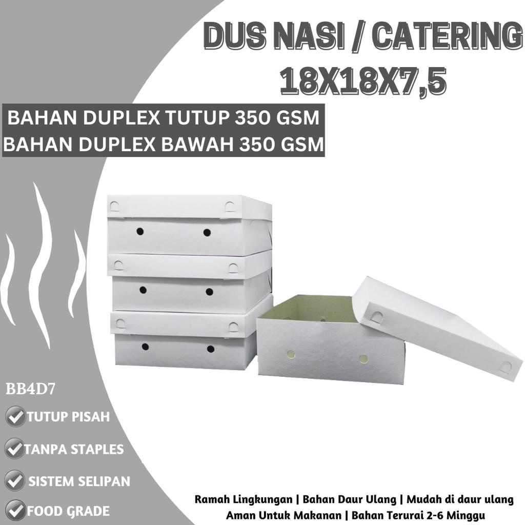 Dus 18x18 Dus Nasi Tebal 350 Gsm (BB4D7-18X18X7.5 Cm)