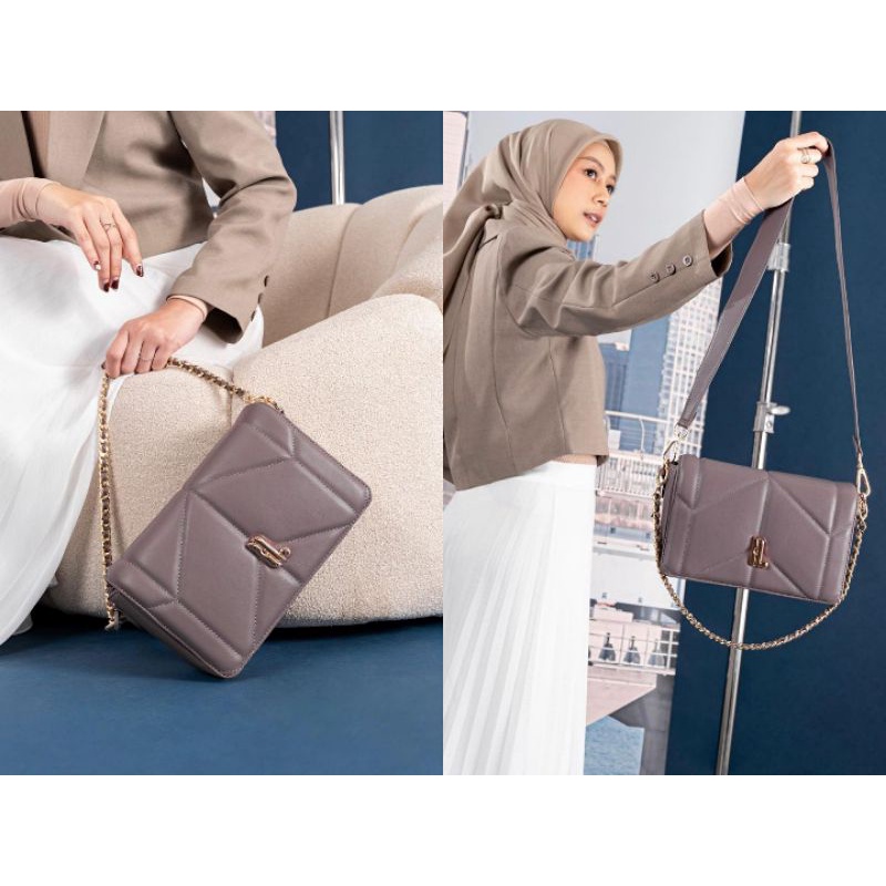 SEOUL BAG TAUPE MEDIUM  HEYLOCAL | HEYLOCAL.ID