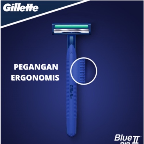 Gillette Pencukur Blue 2 Plus Razor Pisau Cukur - Isi 2