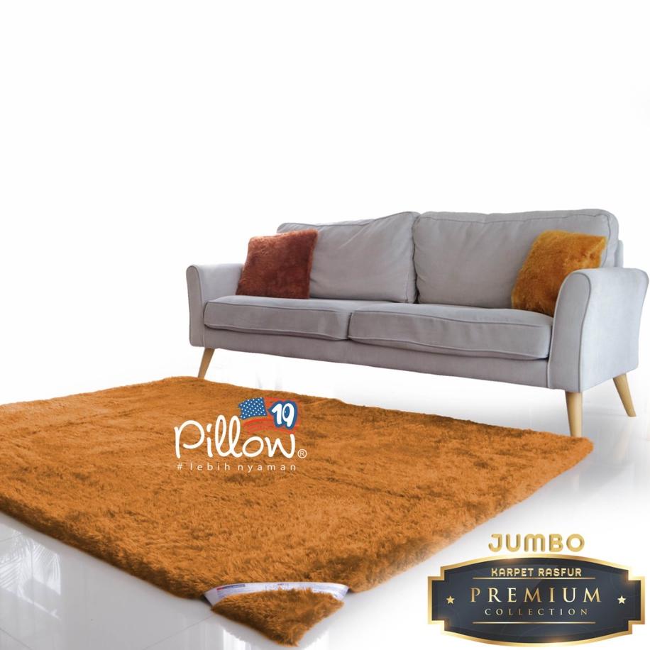 Terbagus.. ⭐⭐⭐⭐⭐ JUMBO KARPET BULU RASFUR ASLI KARINDO GRADE A 109 PILLOW PREMIUM bulu lebih tebal 3