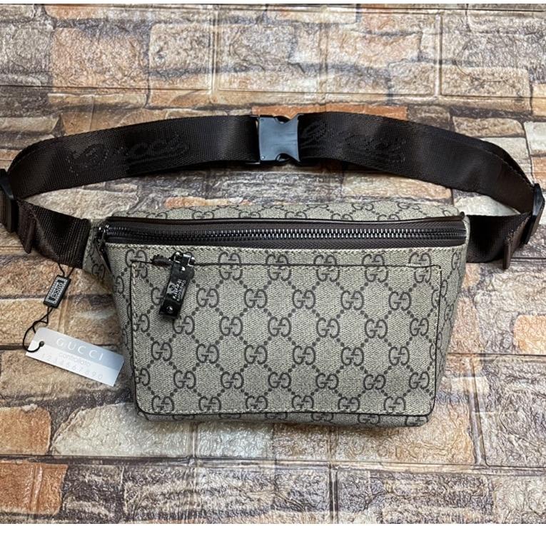[Art. JX9607Q] [GUCCI] Waist Bag Pria &amp; Wanita Import Bahan Premium / Tas Selempang Pria &amp; Wanita Import  Original