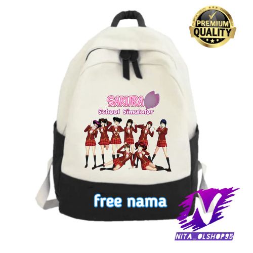 ransel sekolah anak sakura school simulator tas anak