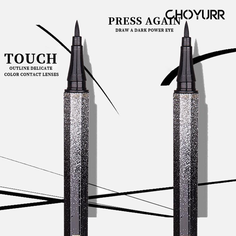 【COD】Eyeliner Cair Waterproof Black High Class Long lasting Quick-set Tahan Air High Class Eyeliner Pen Ready Stock-CH