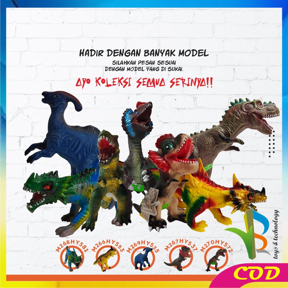 RB-M266 270 Mainan Action Figure Dinosaur / Mainan Anak Dinosaurus Bunyi / Mainan Dino Dinosaurus Jurassic Park
