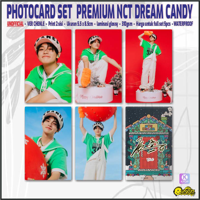 Unofficial Photocard Set Premium NCT DREAM CANDY Edisi Member