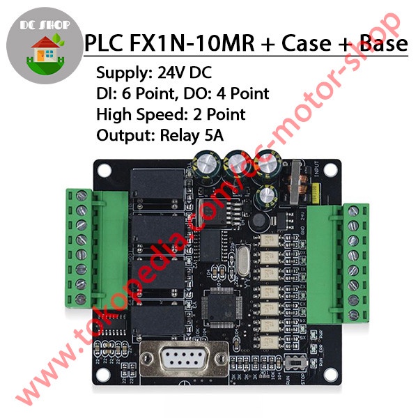 Plc Mitsubishi Fx1N 10Mr 6Di 4Do Communication Rs232 24Vdc Fx1N-10Mr