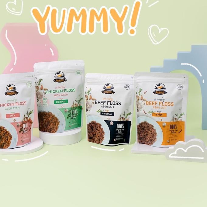 

Langsung Kirim Grandville Abon Crunchy Sapi & Ayam 100gr / Abon MPASI Anak Original'