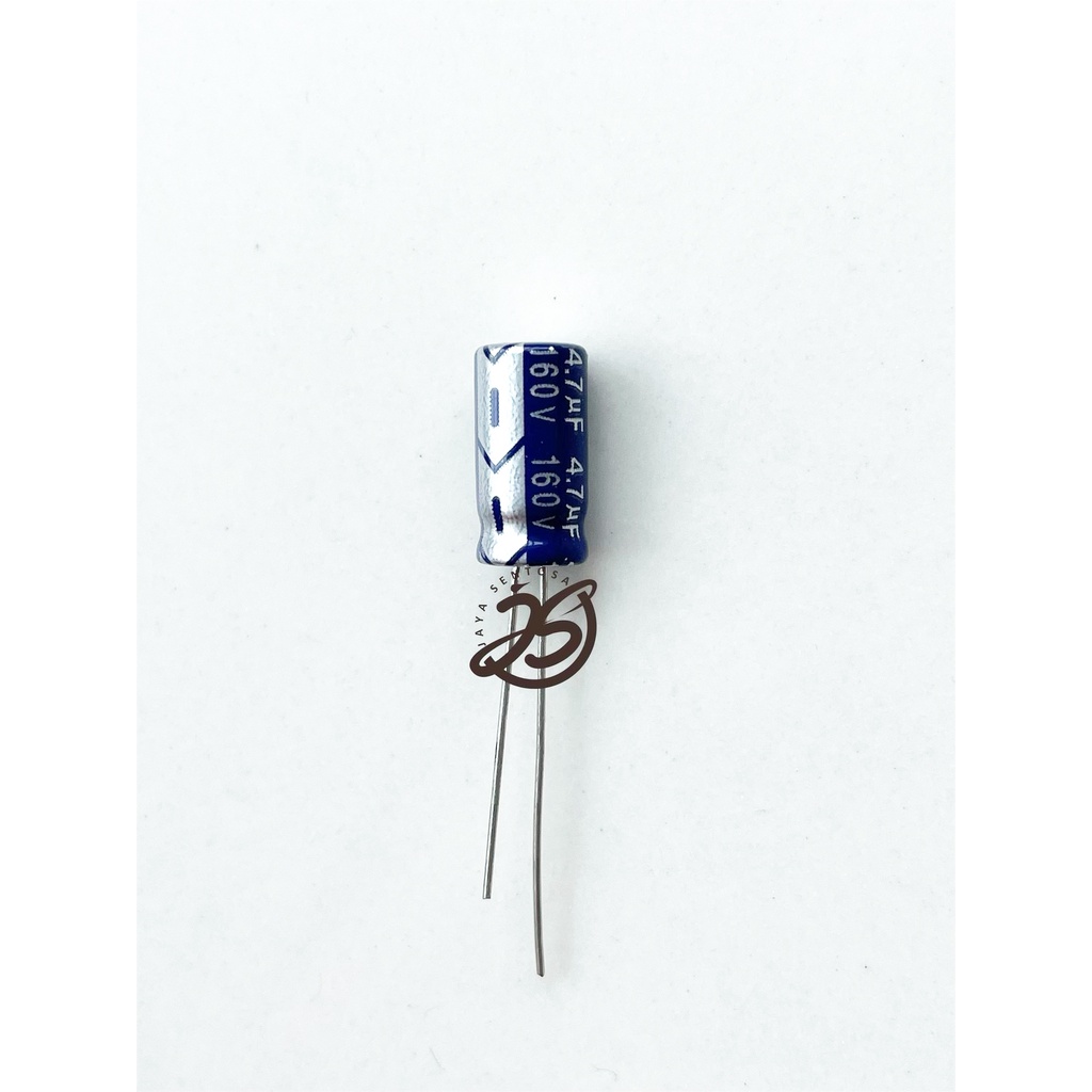 ELCO 4.7UF 160V (1 BUAH) KAPASITOR CAPACITOR ELCO KAPASITOR ELKO KAPASITOR 4,7UF 160V