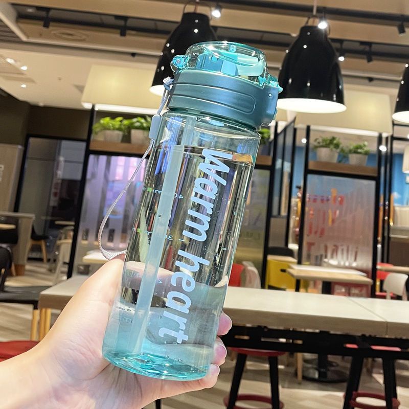 Botol Minum Tali SUPER Transparan 600ml BPA FREE 1803 Tempat Minum