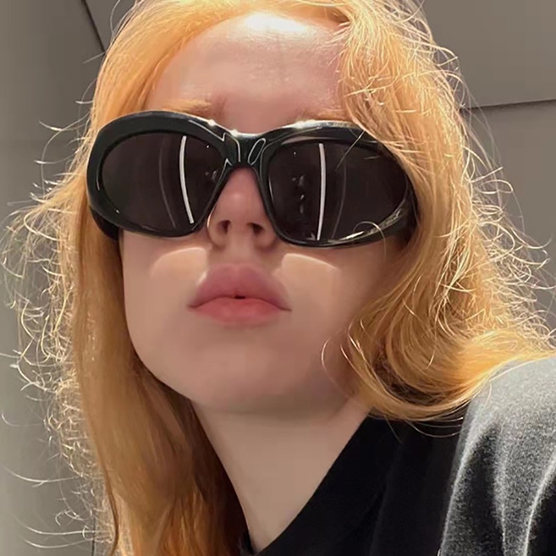 Aesthetic Shades Sunglasses UV400 Untuk Wanita/Pria Eyeglasses Colour