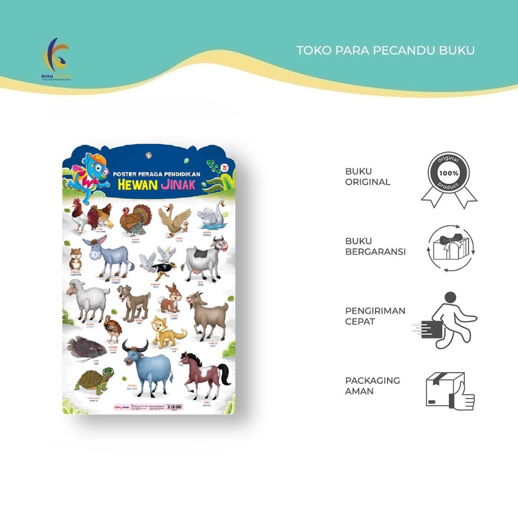 POSTER PERAGA PENDIDIKAN HEWAN JINAK
