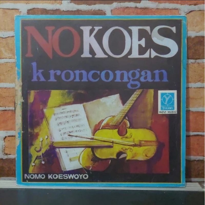 Vinyl Piringan Hitam 12&quot; No Koes Kroncongan