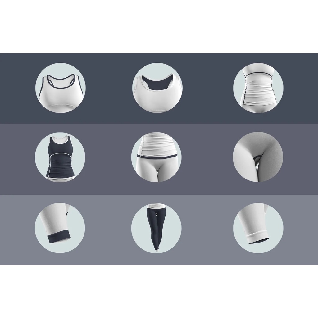 6 Mockups Tank Top and Leggings