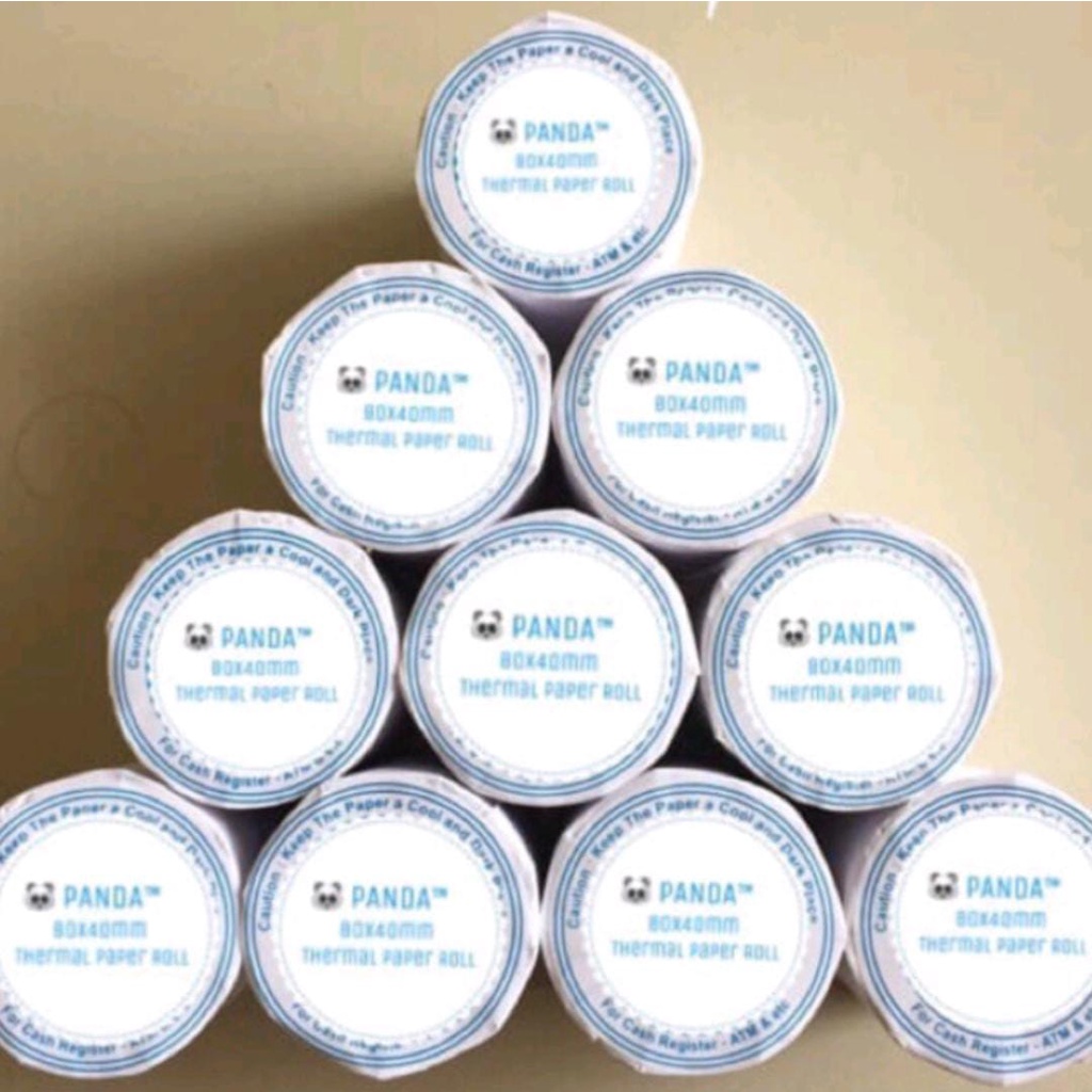 

kertas struk kasir 80x40 thermal edc bluetooth