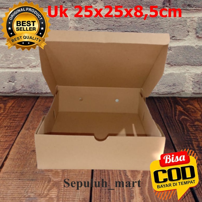

Kardus/packing/murah/tebal/kotak/kado/box polos coklat/panjang/besar/baju/polos/dus polos 25x25/box polos 25x25