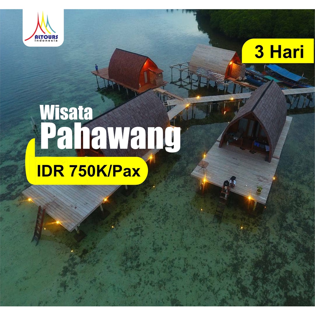 Open trip Pulau PAHAWANG 3D bersama ALTOURS TRAVELINDO