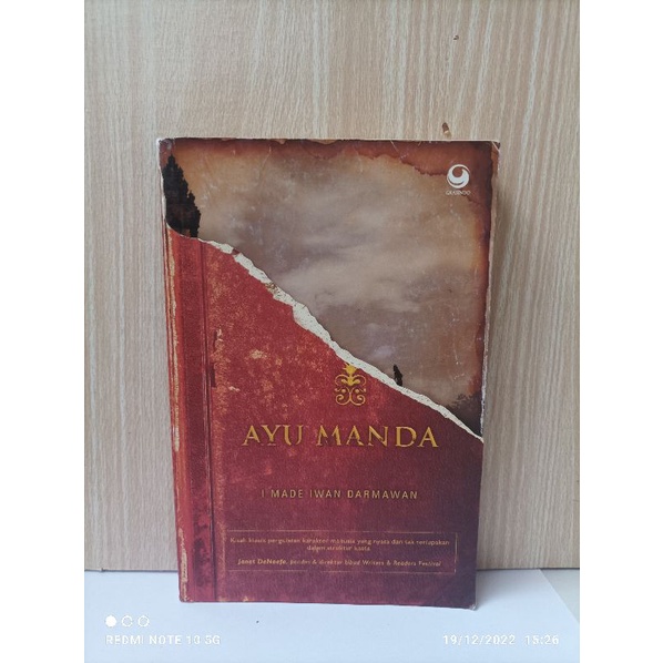 Novel Original Ayu Manda By I Made Iwan Darmawan