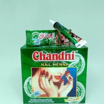 Pacar Kuku Chandini - Chandni - Nail Henna - Hena Kuku - Asli Arab 12pcs [maron]