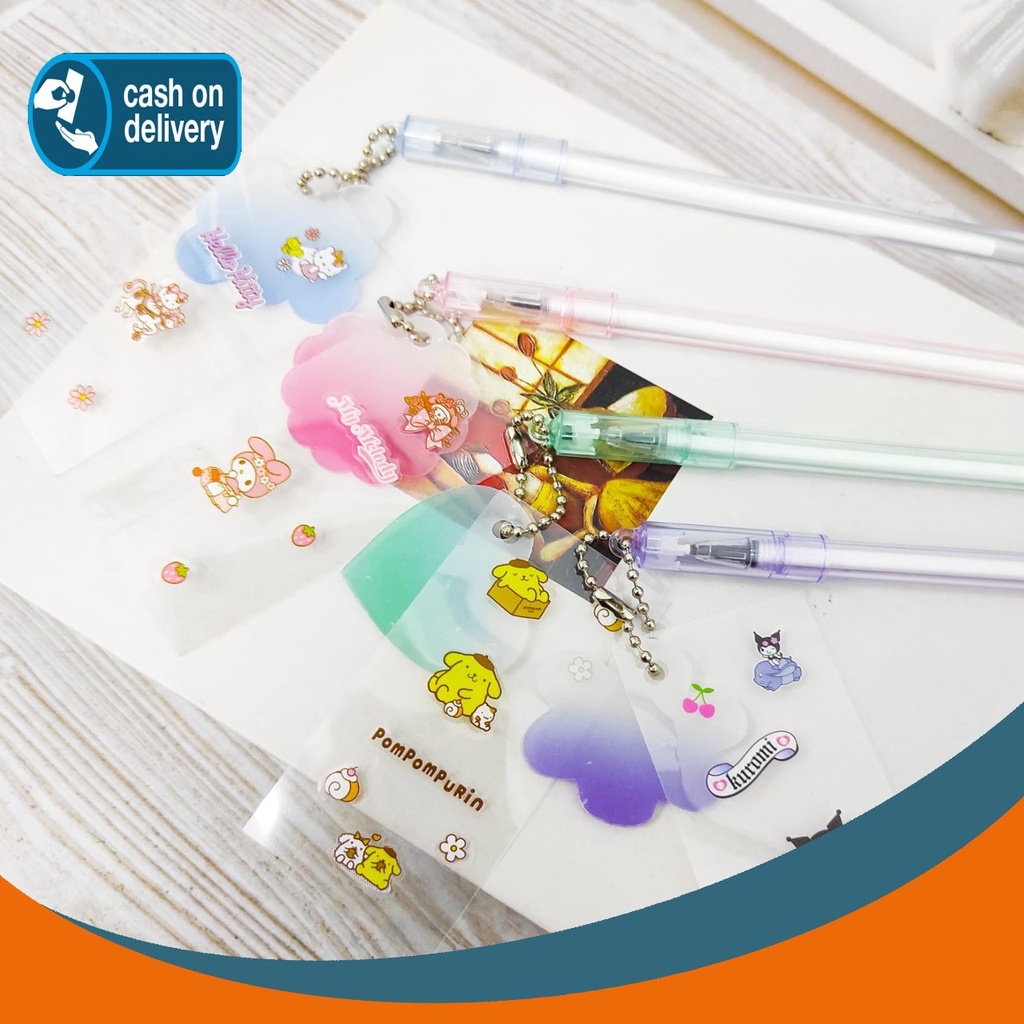 

PULPEN GANTUNGAN AKRILIK STIKER SANRIO LUCU PEN GANTUNGAN ALAT TULIS TERMURAH