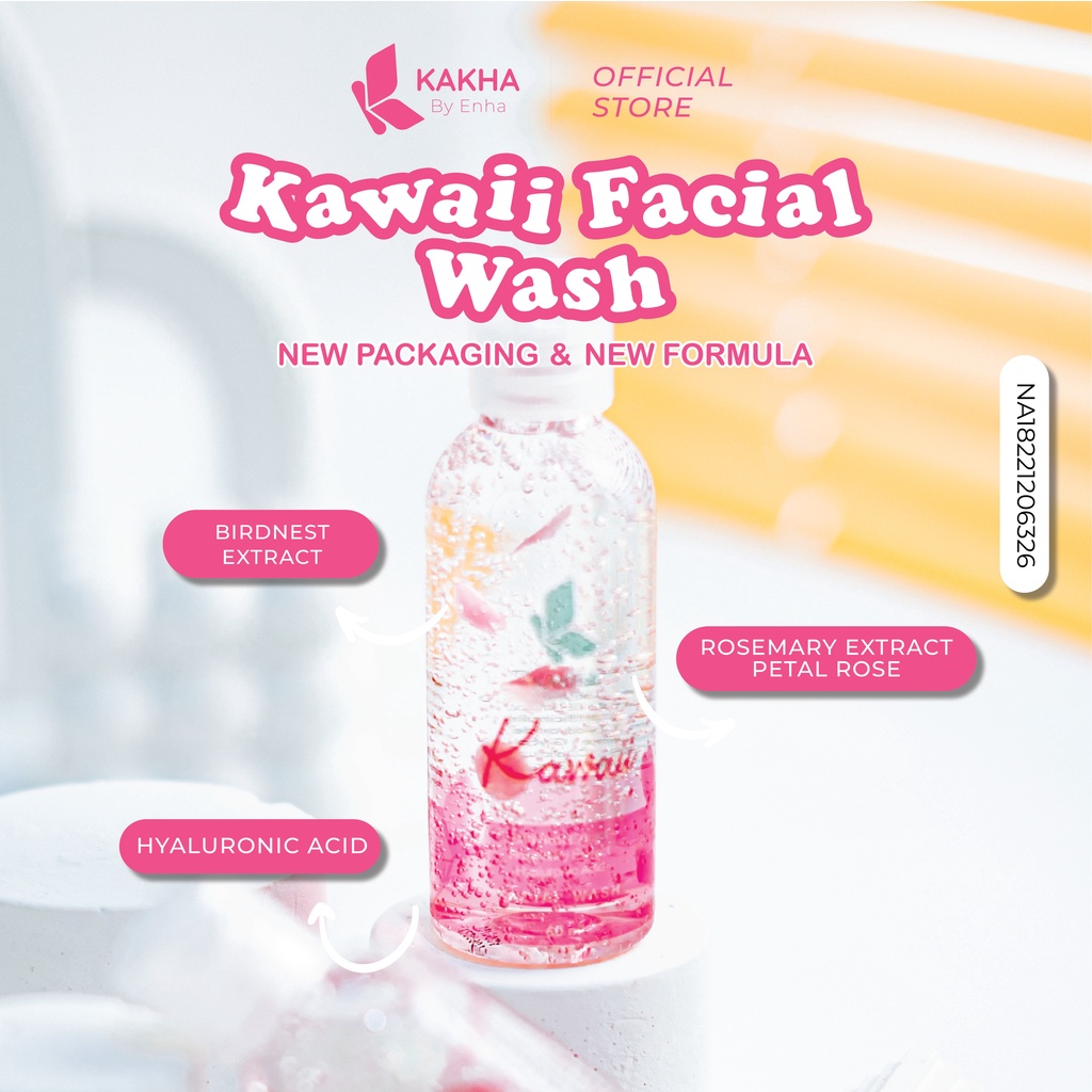 KAKHA BY ENHA KAWAII FACIAL WASH (BISA COD) [HARGA TERMURAH]