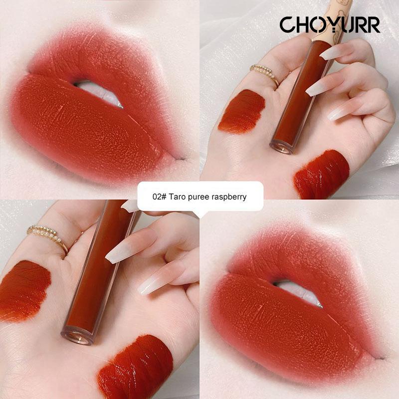 【COD】4Pcs/Set Lipstik Lips Velvet Hasil Matte Waterproof Tahan Lama Dan Ringan Lipstik Korea Murah Import Ready Stock-CH