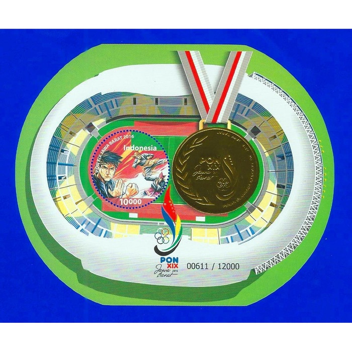 

✨NEW✨ - Perangko/Prangko Indonesia. Souvenir sheet PON XIX