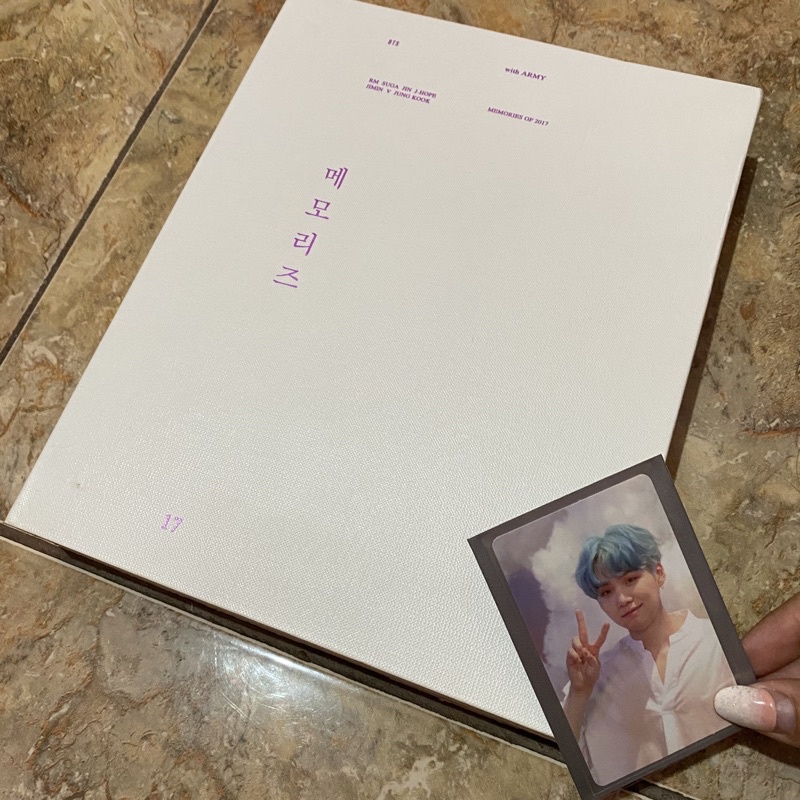 BTS Memories 2017 Fullset PC Photocard Yoongi Suga