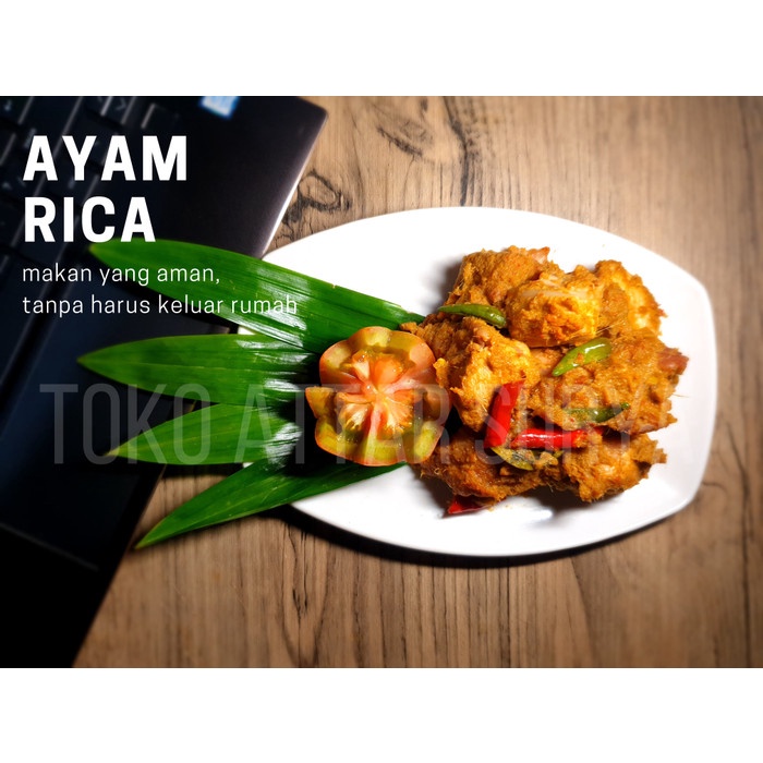 

✿ BISA COD✿ Ayam Rica Rica, Stok Makanan, Instan Cook