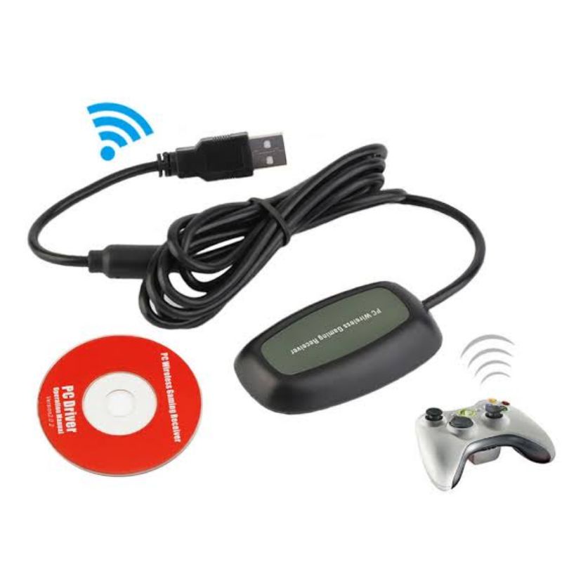 UNIVERSAL Xbox Controller RECEIVER  PENERIMA SIGNAL WIRELESS STIK XBOX360 Ke Pc/Laptop