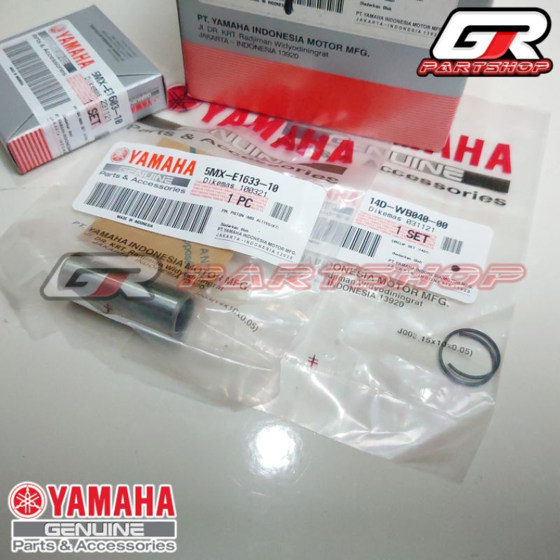 PISTON KIT 5MX MIO SPORTY SMILE SOUL FINO NOUVO ORI YGP ORIGINAL YAMAHA SEHER SET