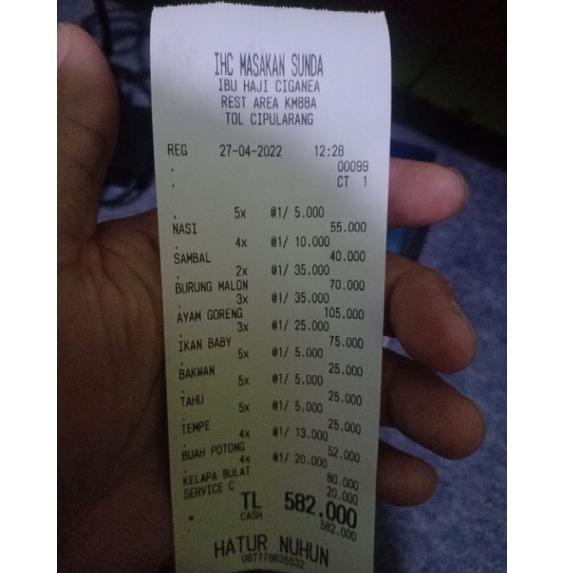 

New[U58O]☛ Cetak Struk Resto/Toko/Makan proses cepat