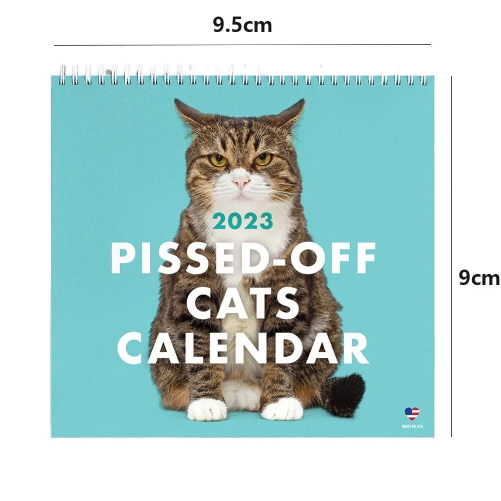 Nanas Kalender Kucing Lucu Waktu Merencanakan Makna Hadiah Tahun Baru Art Moon Calendar