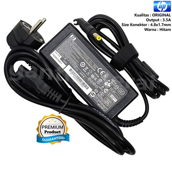 Adaptor Charger Laptop HP Pavilion DV5000 DV5200 DV6000 3.5a 4.8x1.7mm