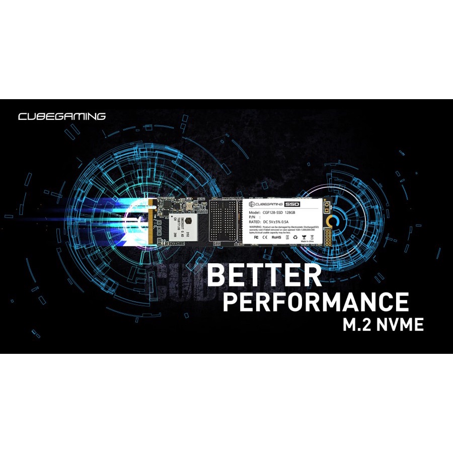 SSD Cube Gaming 256GB M.2 NVME PCIe Gen3x4