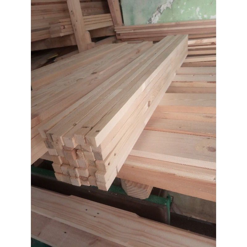 rang kayu jati belanda halus 3x4x30/100