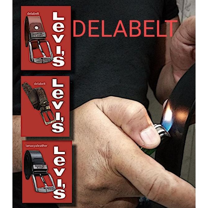 [BISA BAYAR DITEMPAT] DELABELT ikat pinggang kulit pria/ikat pinggang kulit asli/Gesper Levis/sabuk 