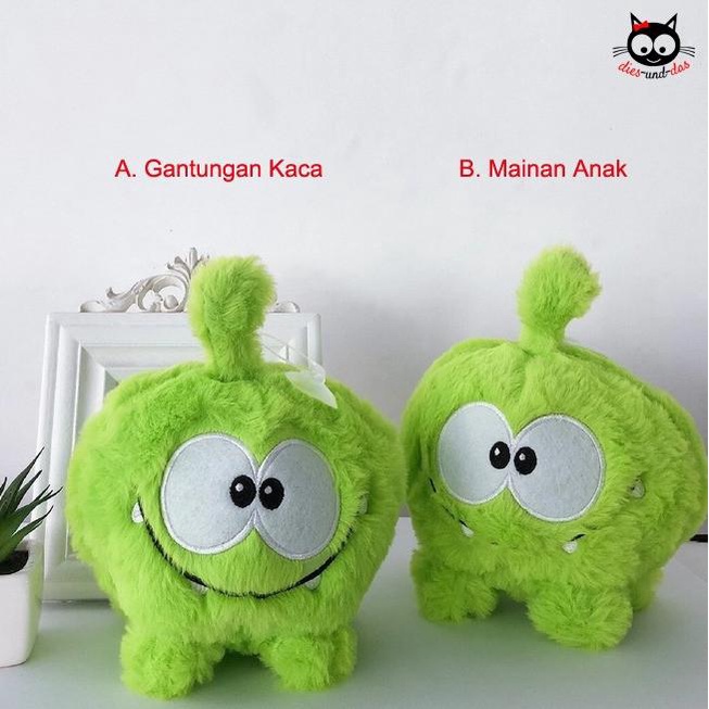 Boneka Gantungan Figure Omnom / Om Nom Cut The Rope