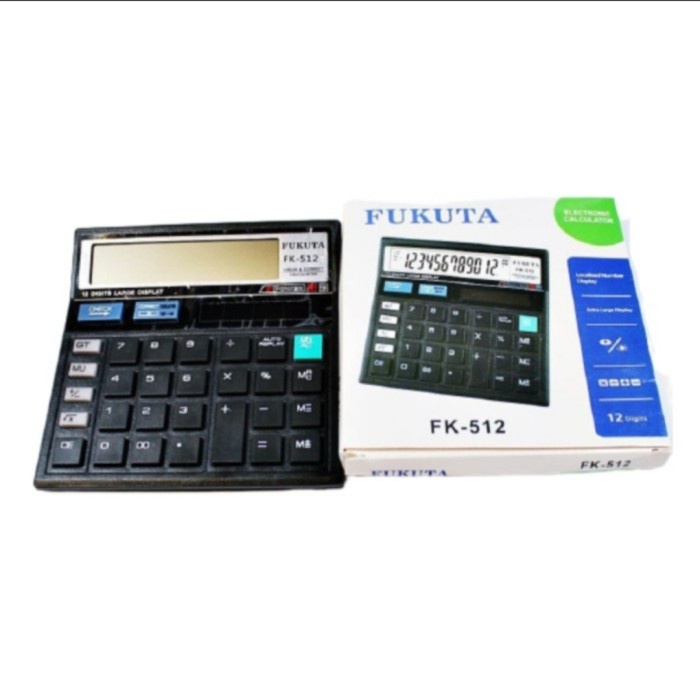

SALE kalkulator fukuta FK 512 fk512 FK 512 12 digit digits