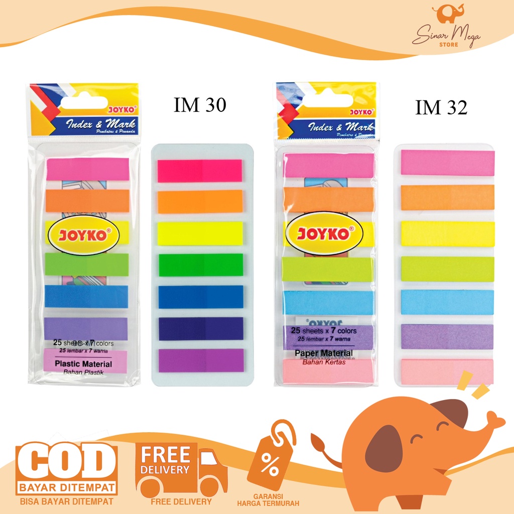 

Joyko Pembatas Penanda Index & Mark IM-32 IM-30 / Bookmark Murah