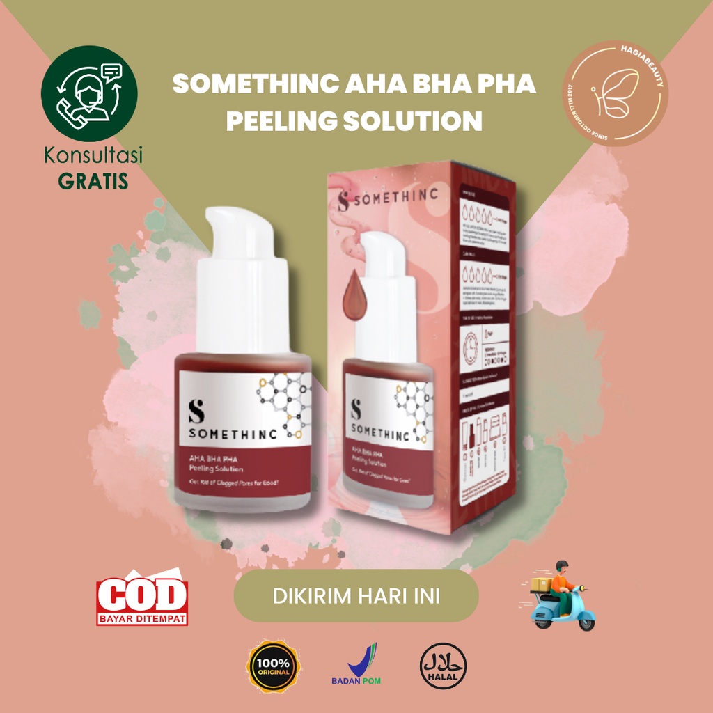 AGEN RESMI - SOMETHINC AHA BHA PHA PEELING SOLUTION - SERUM PORI PORI ORIGINAL BPOM