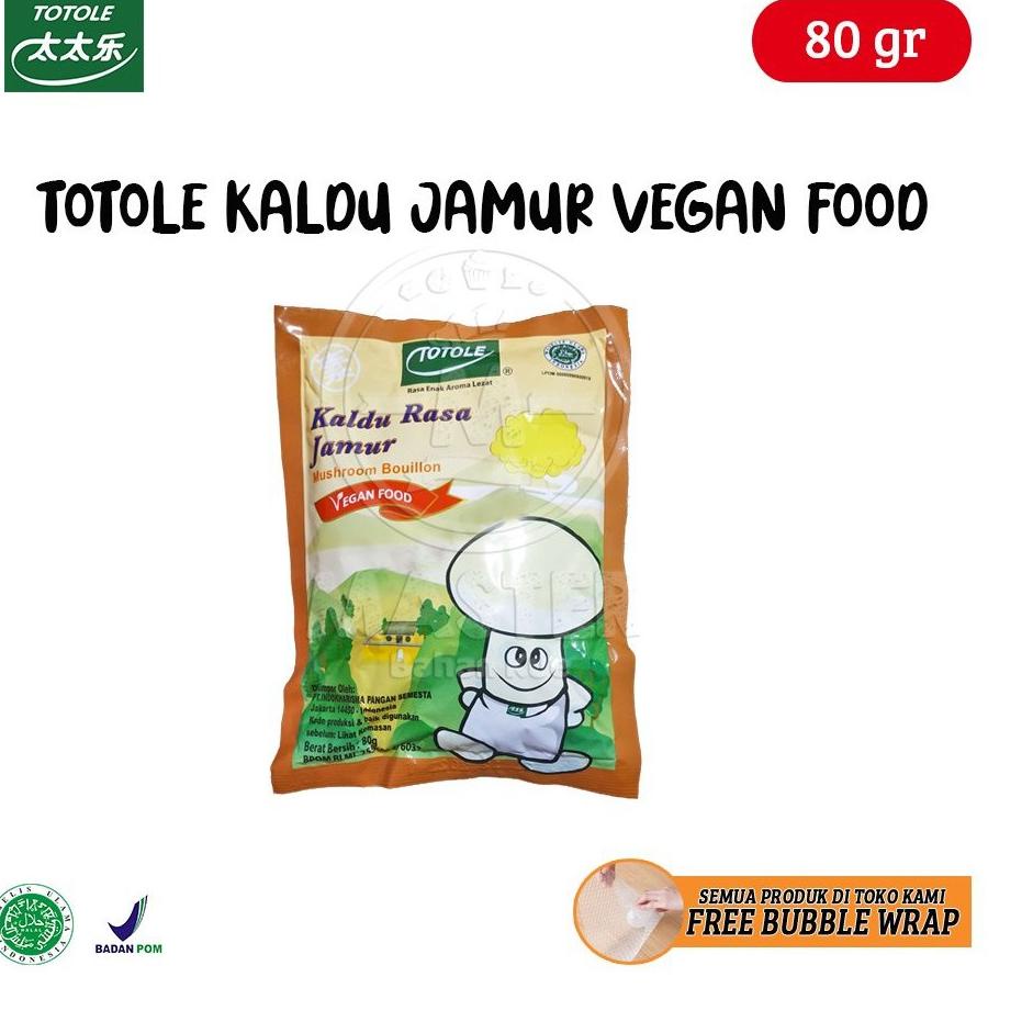 

➥ Totole Kaldu Jamur / Vegan Food KEMASAN BARU [80 gr] ま