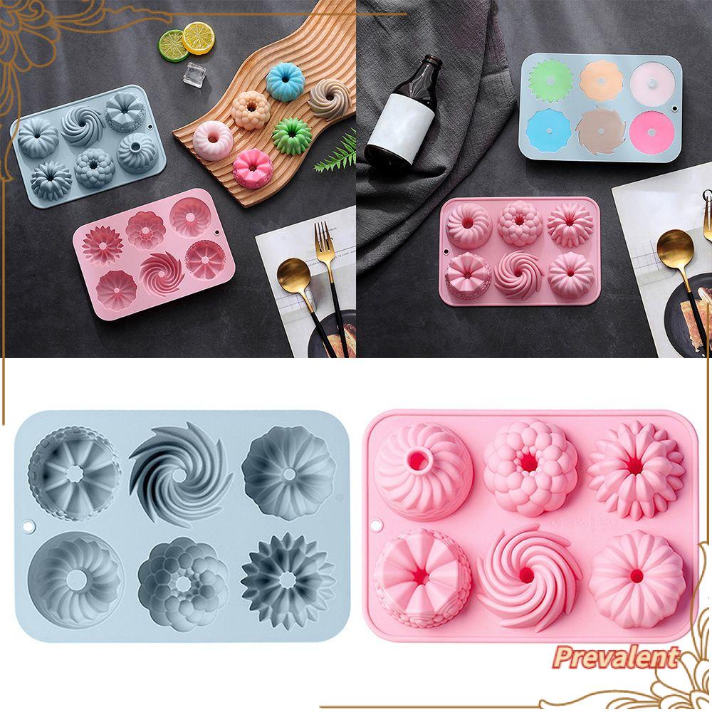 Preva 3D Muffin Cup Baking Soap Mould Alat Dekorasi Kue Cetakan Jelly Dome Mousse