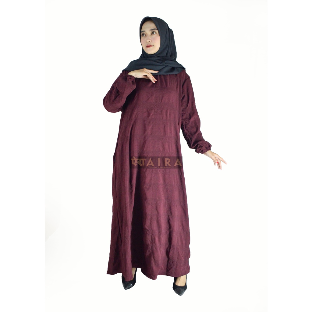 BOITE ROBES Dress gamis pakaian fashion wanita muslim terbaru by Aira Apparel dress korea muslim gam